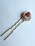 Dainty Hand Embroidered Hair Pin