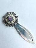 Vintage Style Embroidered Bookmark