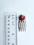 Hand Embroidered Hair Comb