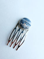 Hand Embroidered Hair Comb
