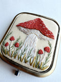 Hand Embroidered Pocket Mirror