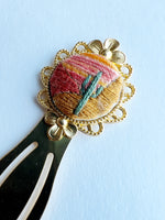 Vintage Style Embroidered Bookmark