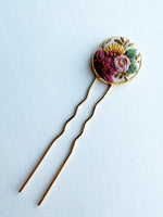 Dainty Hand Embroidered Hair Pin