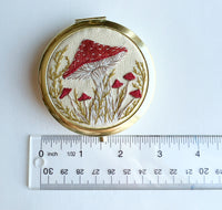 Hand Embroidered Pillbox