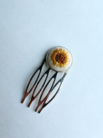 Hand Embroidered Hair Comb