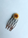 Hand Embroidered Hair Comb