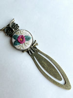 Vintage Style Embroidered Bookmark