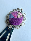 Vintage Style Embroidered Bookmark
