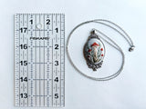 Hand Embroidered Pendant