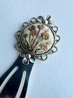 Vintage Style Embroidered Bookmark