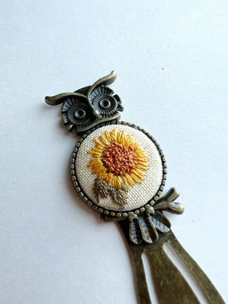 Vintage Style Embroidered Bookmark