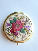 Hand Embroidered Pillbox
