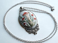 Hand Embroidered Pendant