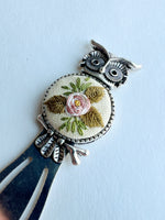 Vintage Style Embroidered Bookmark