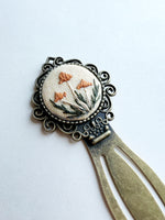 Vintage Style Embroidered Bookmark