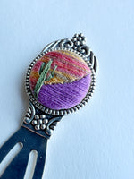 Vintage Style Embroidered Bookmark