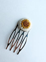 Hand Embroidered Hair Comb