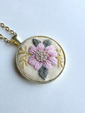 Hand Embroidered Pendant