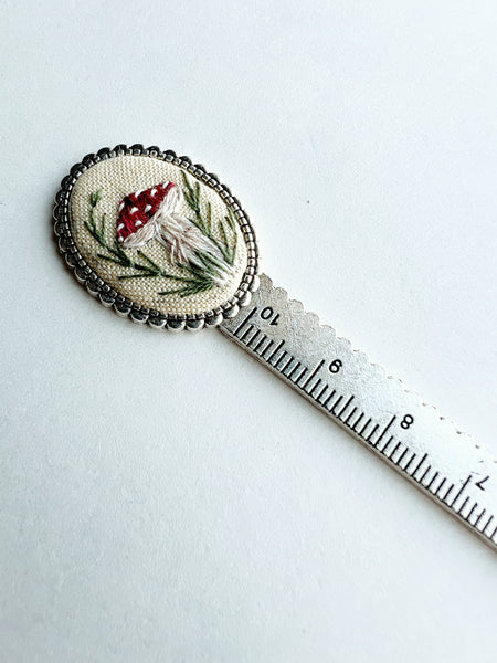 Vintage Style Embroidered Bookmark