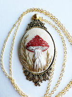 Hand Embroidered Pendant