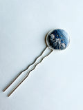 Dainty Hand Embroidered Hair Pin