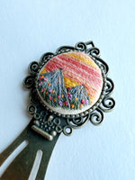 Vintage Style Embroidered Bookmark