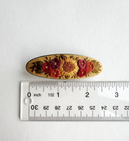 Hand Embroidered Barrette
