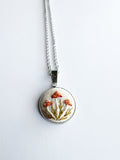 Mini Hand Embroidered Pendant