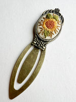 Vintage Style Embroidered Bookmark