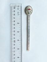 Vintage Style Embroidered Bookmark