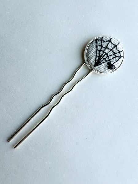 Dainty Hand Embroidered Hair Pin