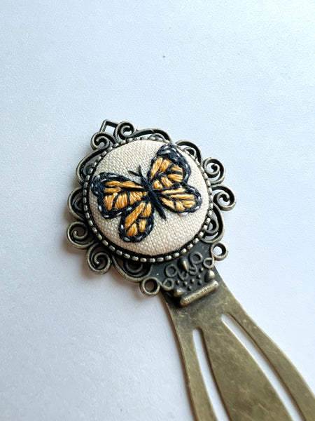 Vintage Style Embroidered Bookmark