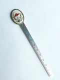 Vintage Style Embroidered Bookmark