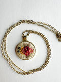 Hand Embroidered Pendant