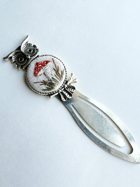 Vintage Style Embroidered Bookmark