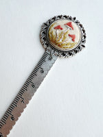 Vintage Style Embroidered Bookmark