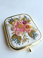 Hand Embroidered Pocket Mirror
