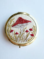 Hand Embroidered Pillbox
