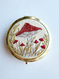 Hand Embroidered Pillbox