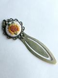 Vintage Style Embroidered Bookmark