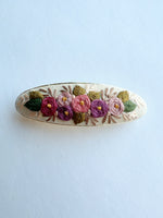 Hand Embroidered Barrette
