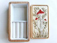 Hand Embroidered Jewelry Box