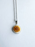 Mini Hand Embroidered Pendant