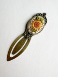 Vintage Style Embroidered Bookmark