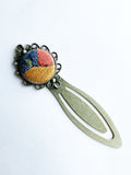 Vintage Style Embroidered Bookmark