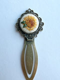 Vintage Style Embroidered Bookmark