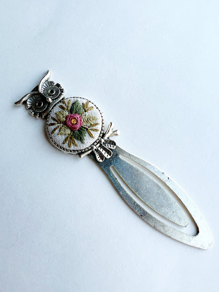 Vintage Style Embroidered Bookmark