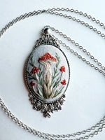 Hand Embroidered Pendant