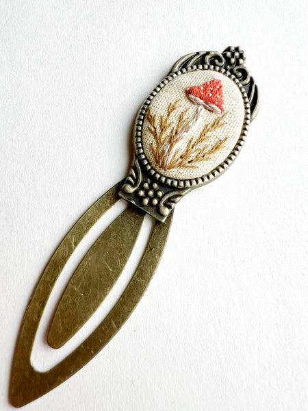 Vintage Style Embroidered Bookmark