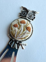 Vintage Style Embroidered Bookmark